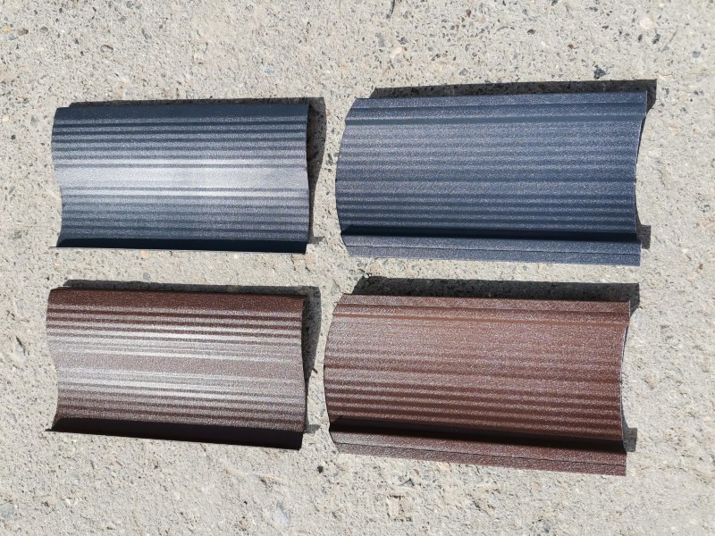 Металлопрофиль двусторонний под Стальной Бархат в Рудном