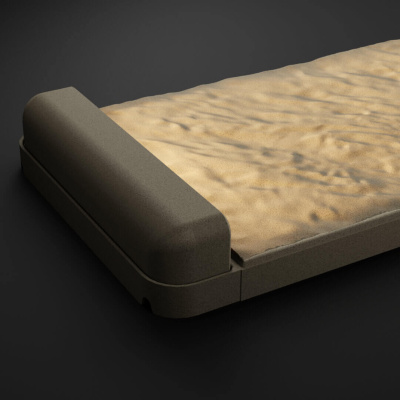 Подсветка для шаговой плиты STONE Серая Галька 990мм на 330мм фото 2